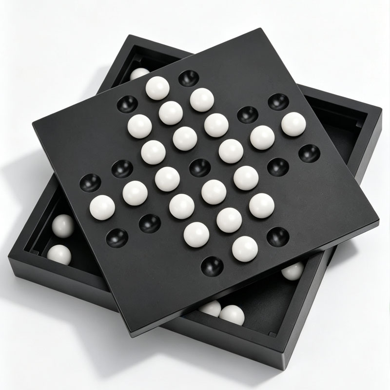 Kids Education Fun - Europäisches Klassisches Einzel-Schach Peg Solitaire Lehrreiches