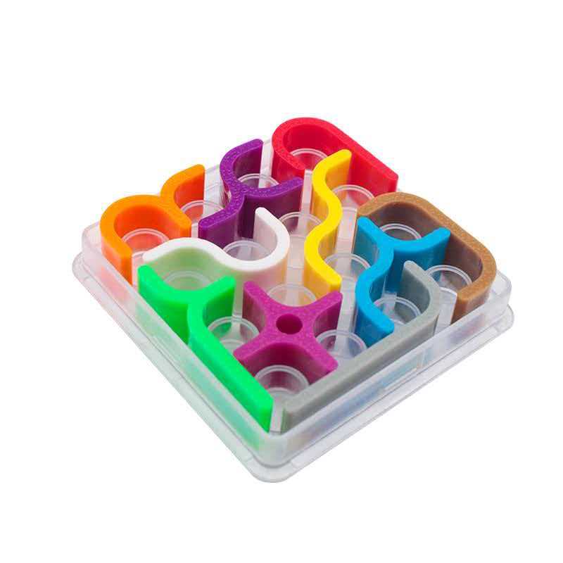 Kids Education Fun - Kreatives Crazy-Curves-Puzzle, geometrische Linienmatrix, IQ-Herausforderungen, logisches
