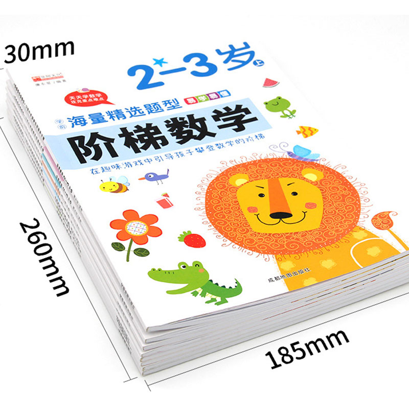 Kids Education Activities - Vorschul-Mathe-Arbeitsbuch für Kinder von 2-6 Jahren,