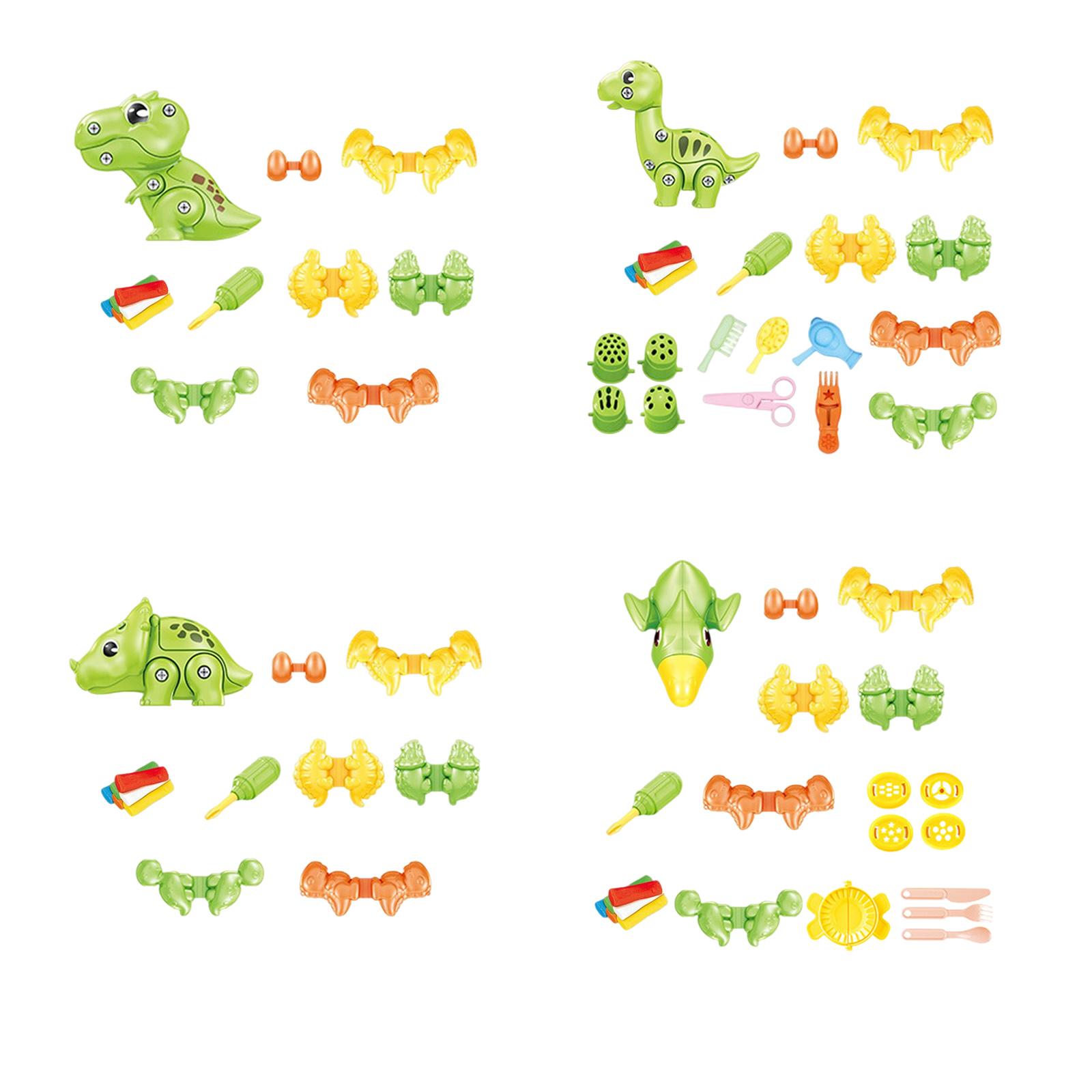 Kids Education Tools - Dinosaurier-Spaß, farbiger Schlamm, Lernspielzeug für Kinder,