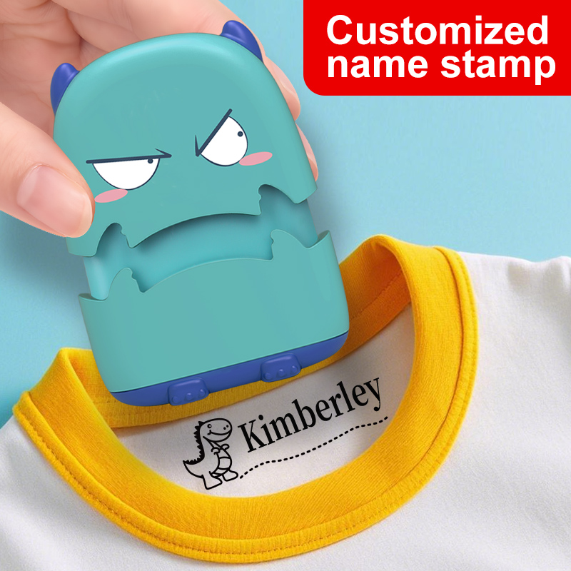 Kids Education School - Personalisierter Studentennamenstempel – individuelles wasserfestes Siegel,