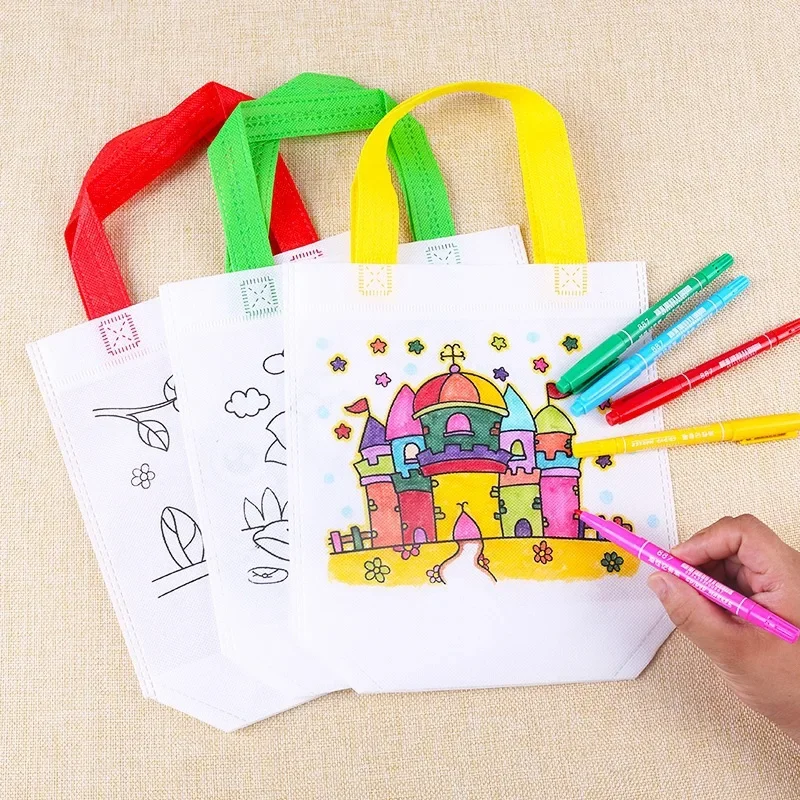 Kids Education Laptop - 1–10 Stück Sets DIY Graffiti-Tasche mit