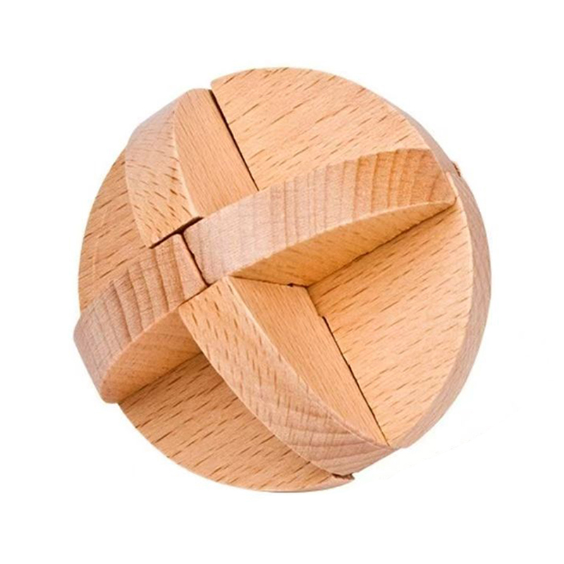 Game Educational For Kids Free - Klassischer Lu-Ban-Ball Holz-Gehirnteaser-Puzzle für Erwachsene und