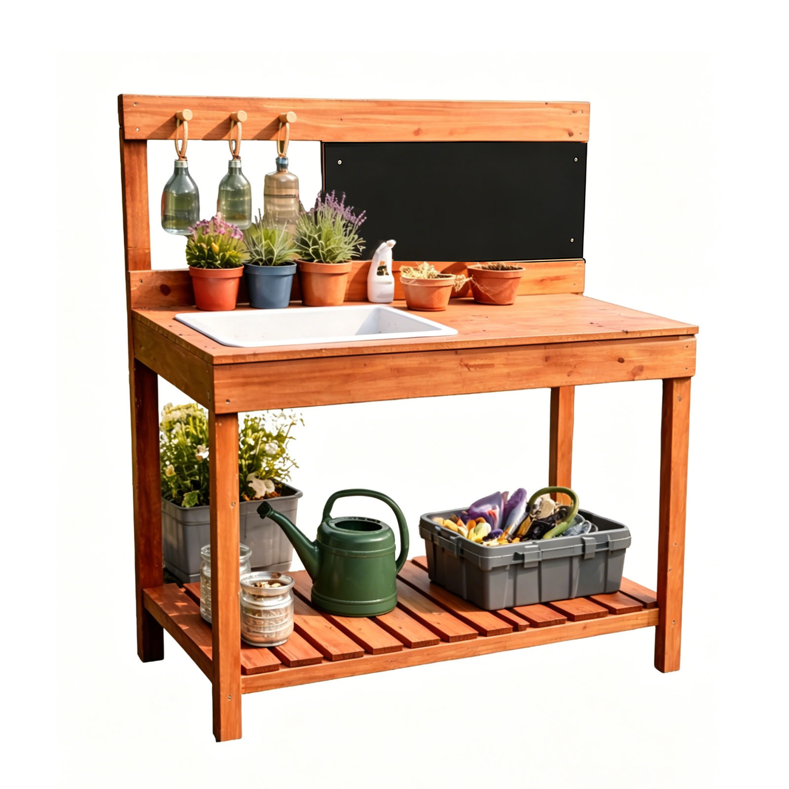 Kids Education Tools - Holz-Pflanztische für Kinder, Garten-Arbeitstische für drinnen