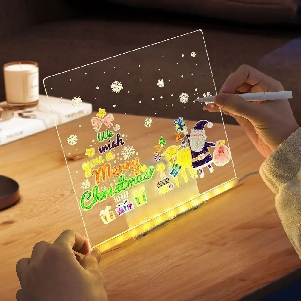Kids Education Fun - Magisches Leucht-Zeichenbrett für Kinder: Wiederverwendbares LCD-Tablet,