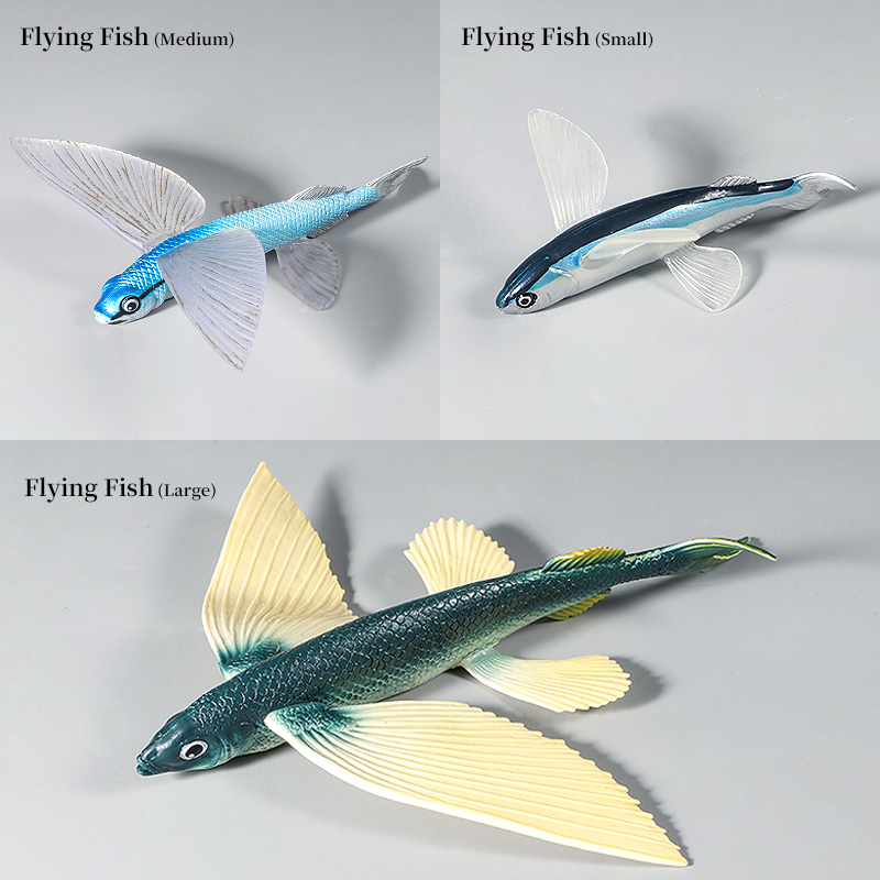 Kids First Education - Ozean-Meerestier Unterwasserwelt Fliegender Fisch Set Actionfiguren