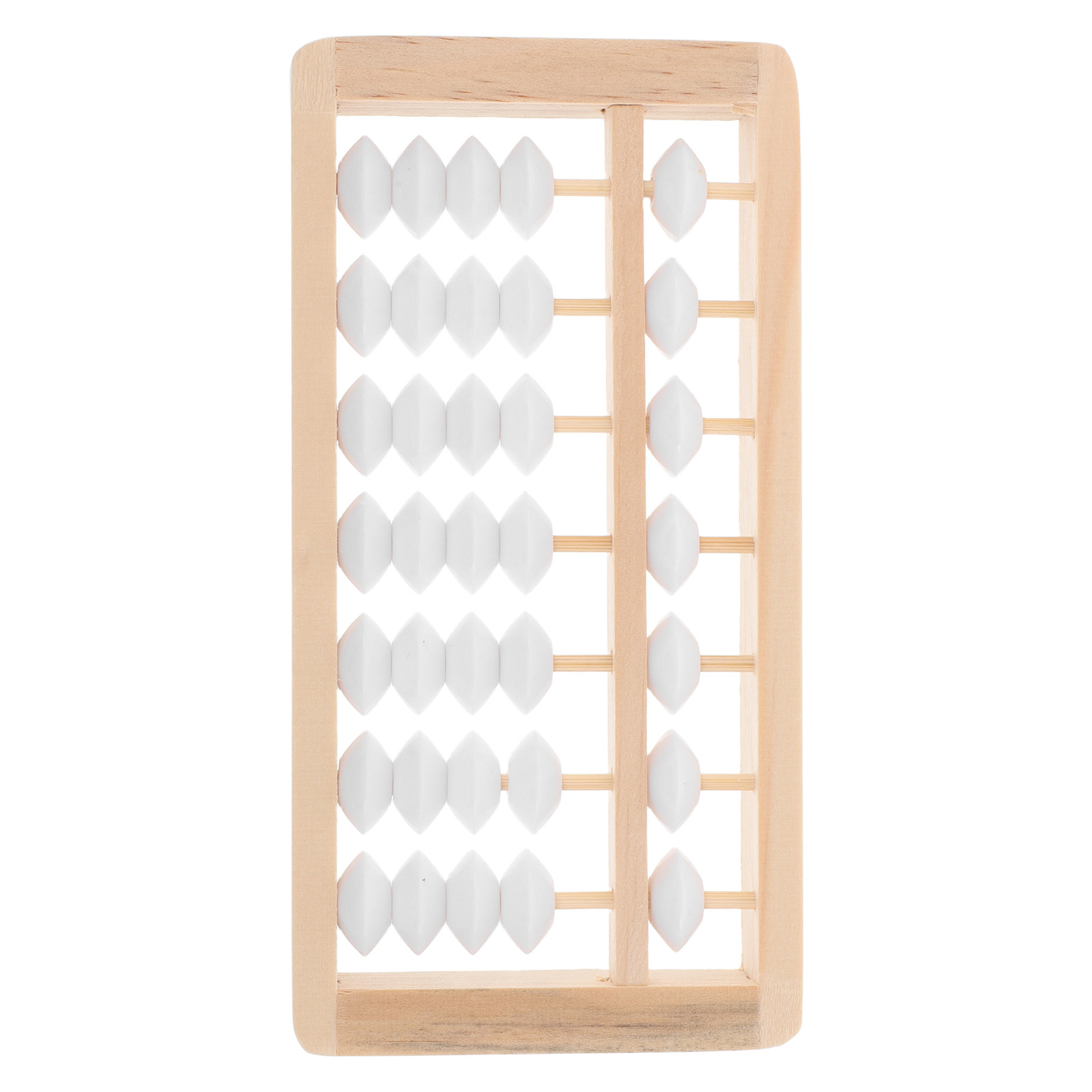 Kids First Education - Mini-Holzabakus, Lehrreiches Montessori-Mathe-Spielzeug, Foto-Requisite für Babys