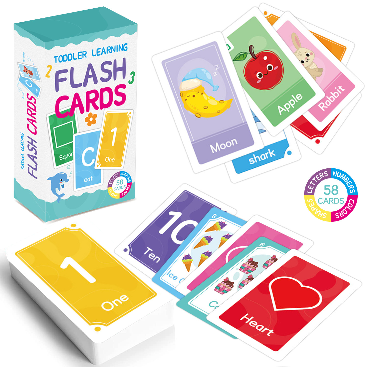 58 Stück ABC-Alphabet-Lernkart – Game Educational For Kids Free Bewertung und Preis