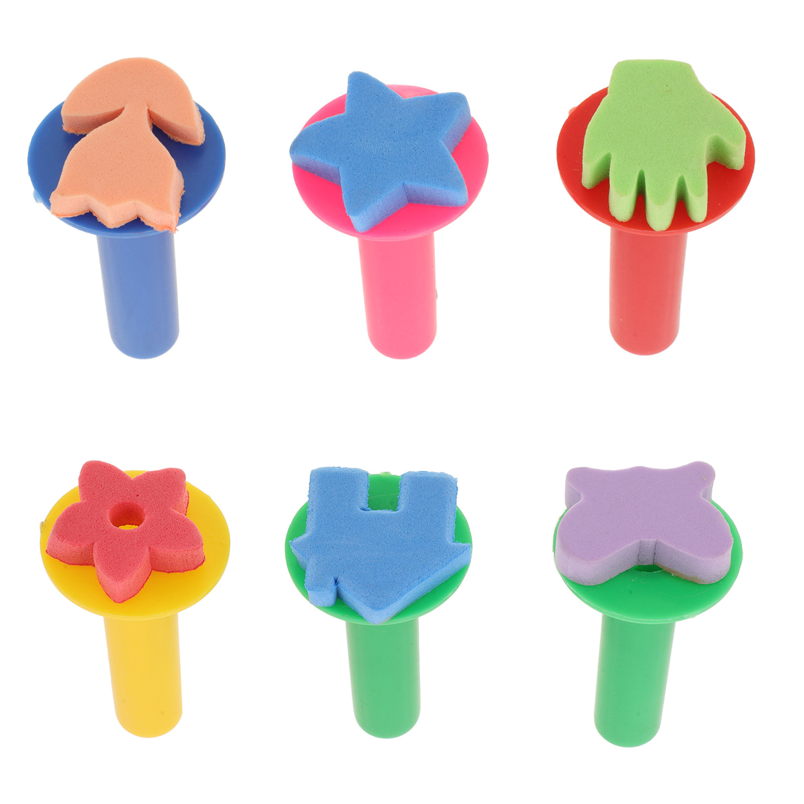 6-teiliges Kinder-Schwammstemp – Kids Education Tools Bewertung und Preis