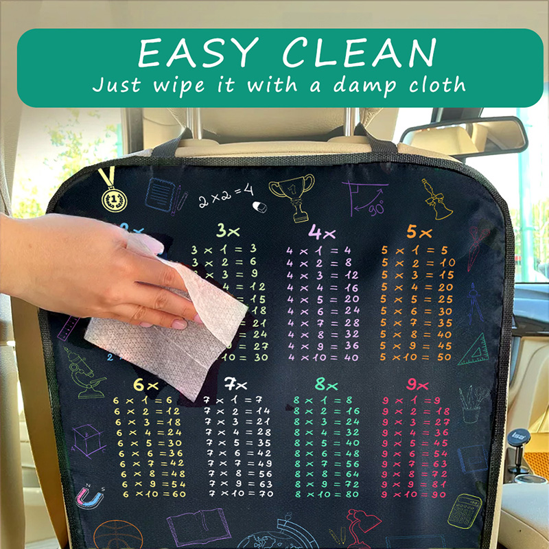 1 Stück wasserdichter Autositz – Multiplication Table Mat Bewertung und Preis