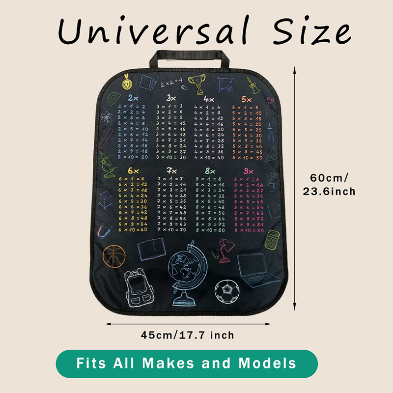 1 Stück wasserdichter Autositz – Multiplication Table Mat Bewertung und Preis