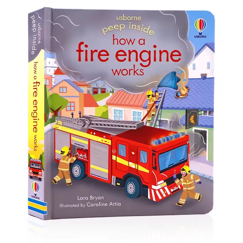 Usborne Peep Inside How A Fire – Kids Education Picture Bewertung und Preis