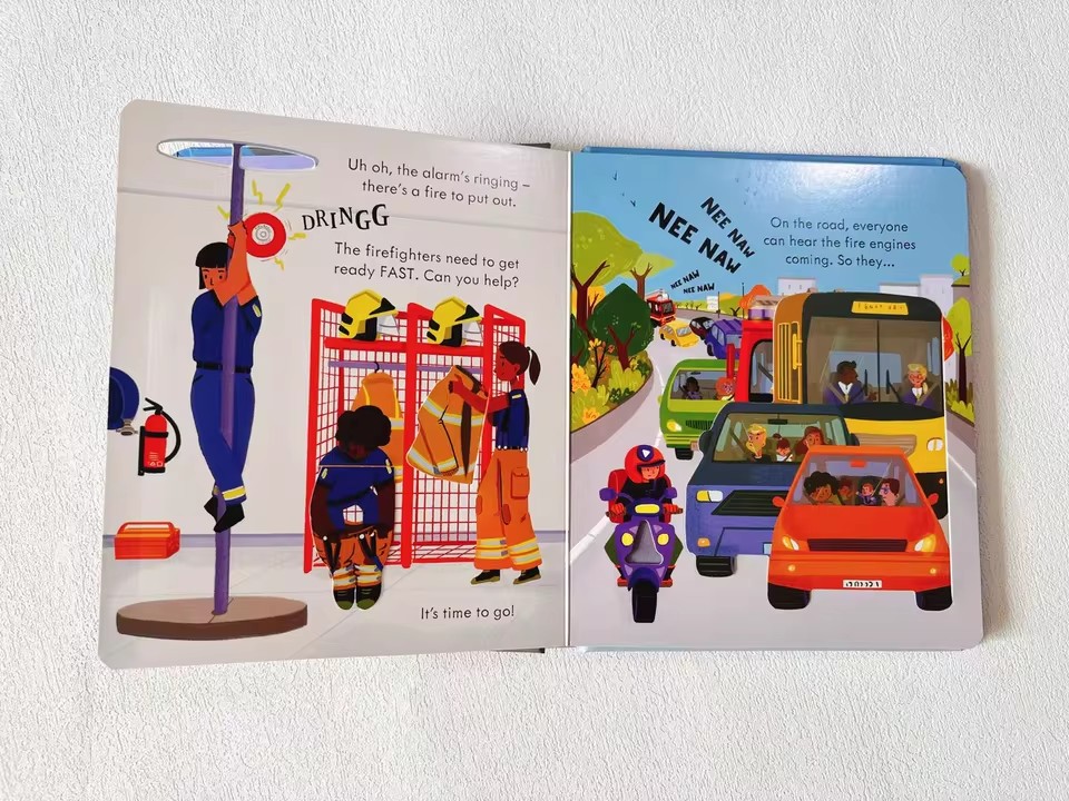 Usborne Peep Inside How A Fire – Kids Education Picture Bewertung und Preis