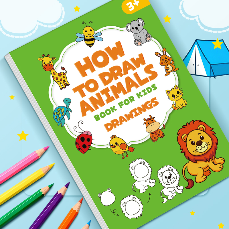 Tier-Zeichenbuch für Kinder, 3 – Kids Education Activities Bewertung und Preis