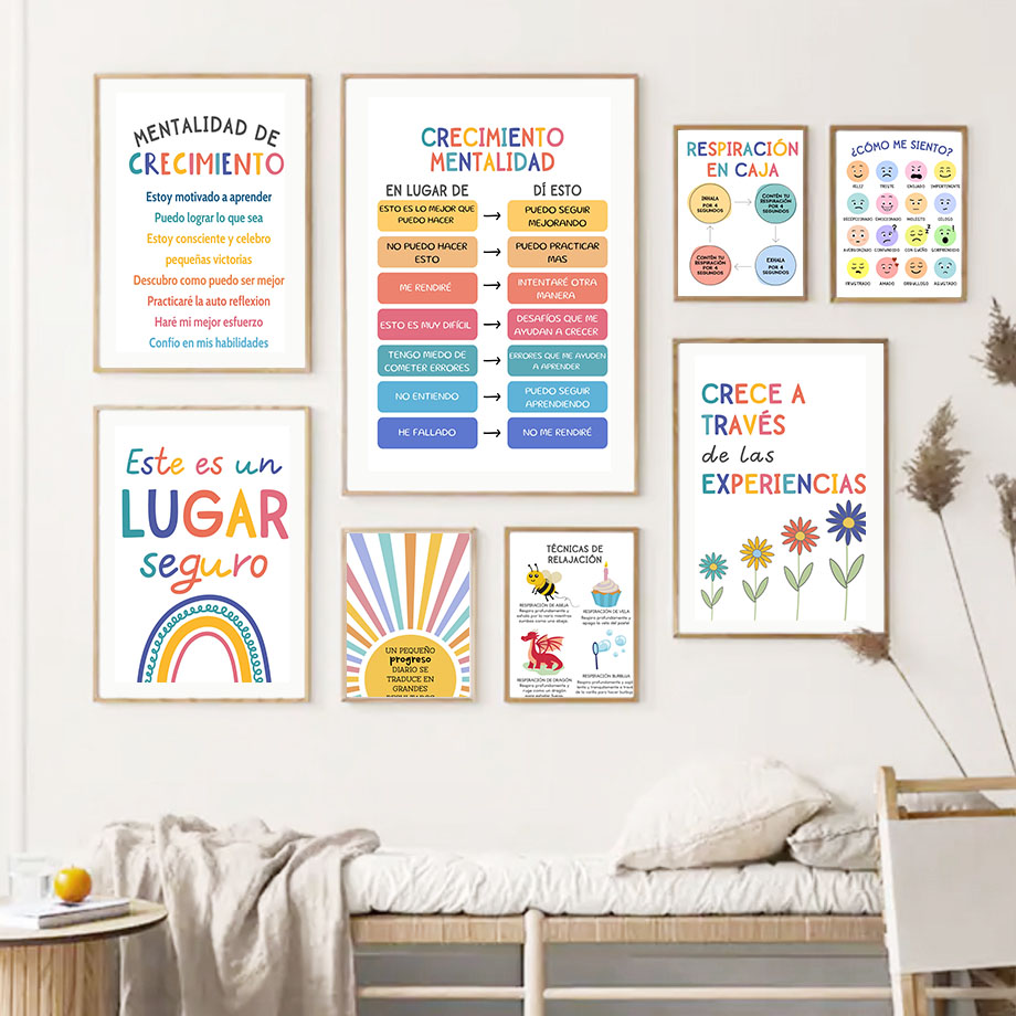 Spanische Bildung Motto Regenb – Kids Education Picture Bewertung und Preis