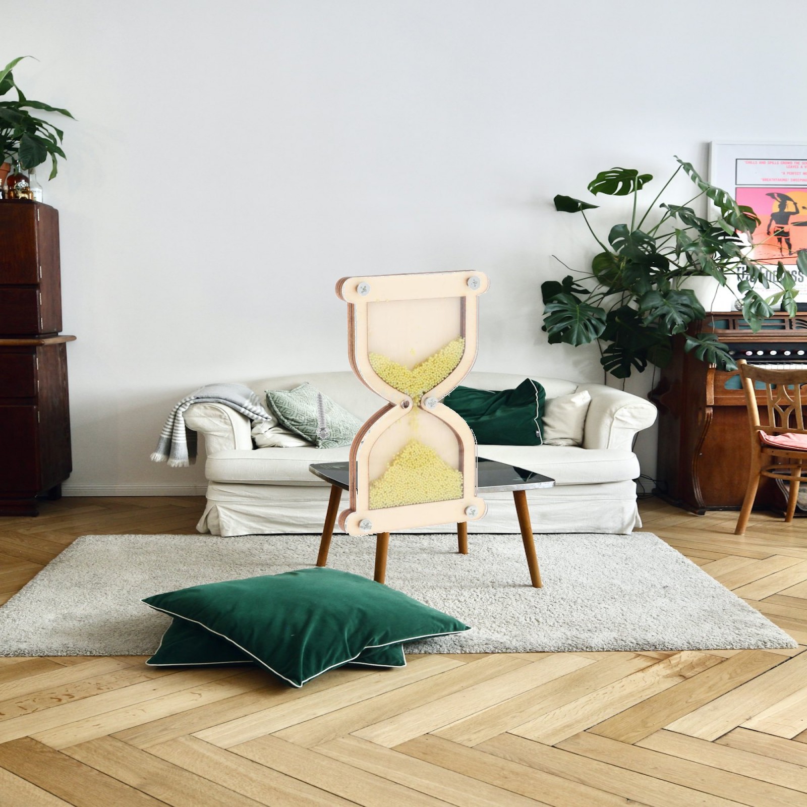 Holz-Busy-Board Sanduhr-Zubehö – Kids Education Activities Bewertung und Preis