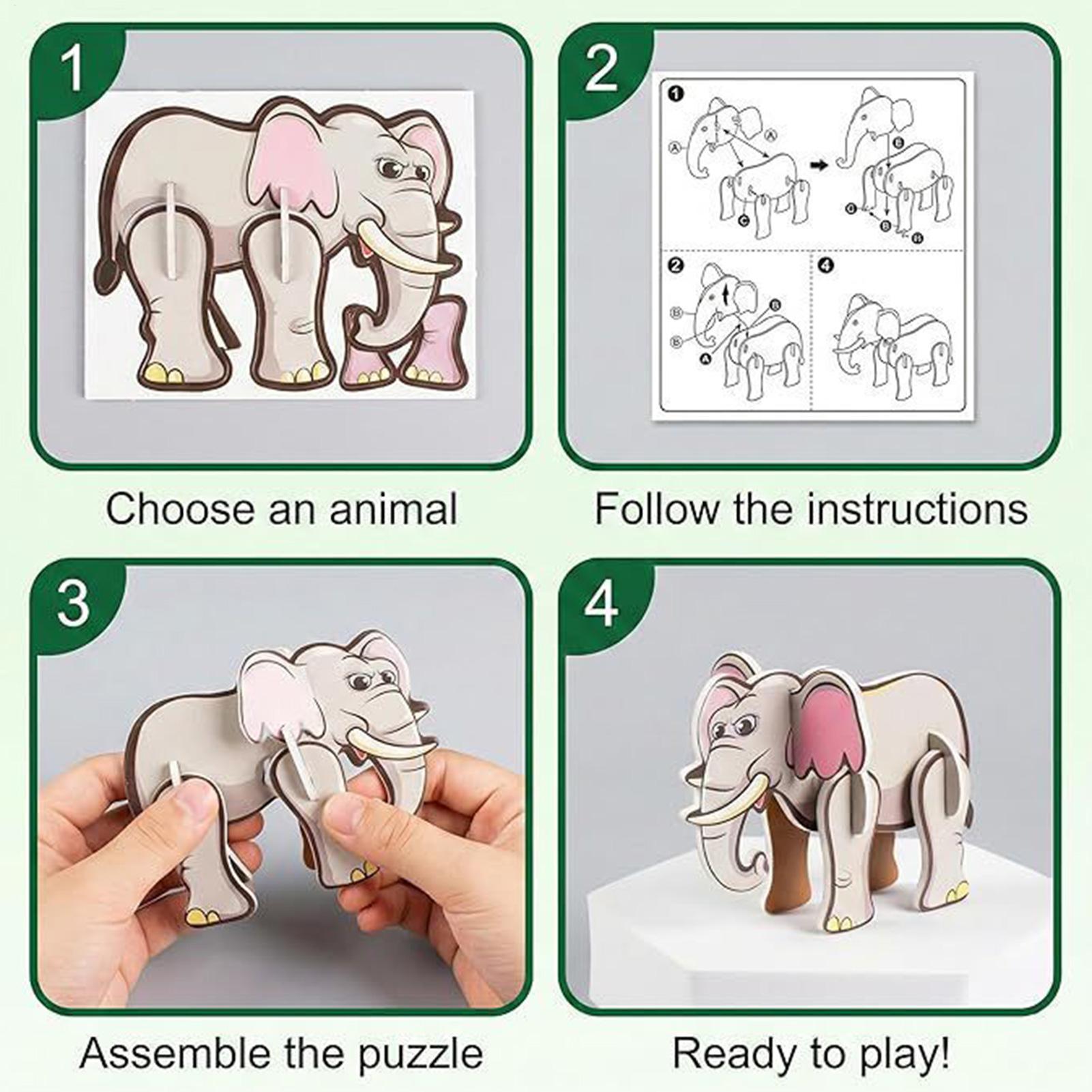 3D-Cartoon-Puzzles für Kinder, – Kids Education Fun Bewertung und Preis