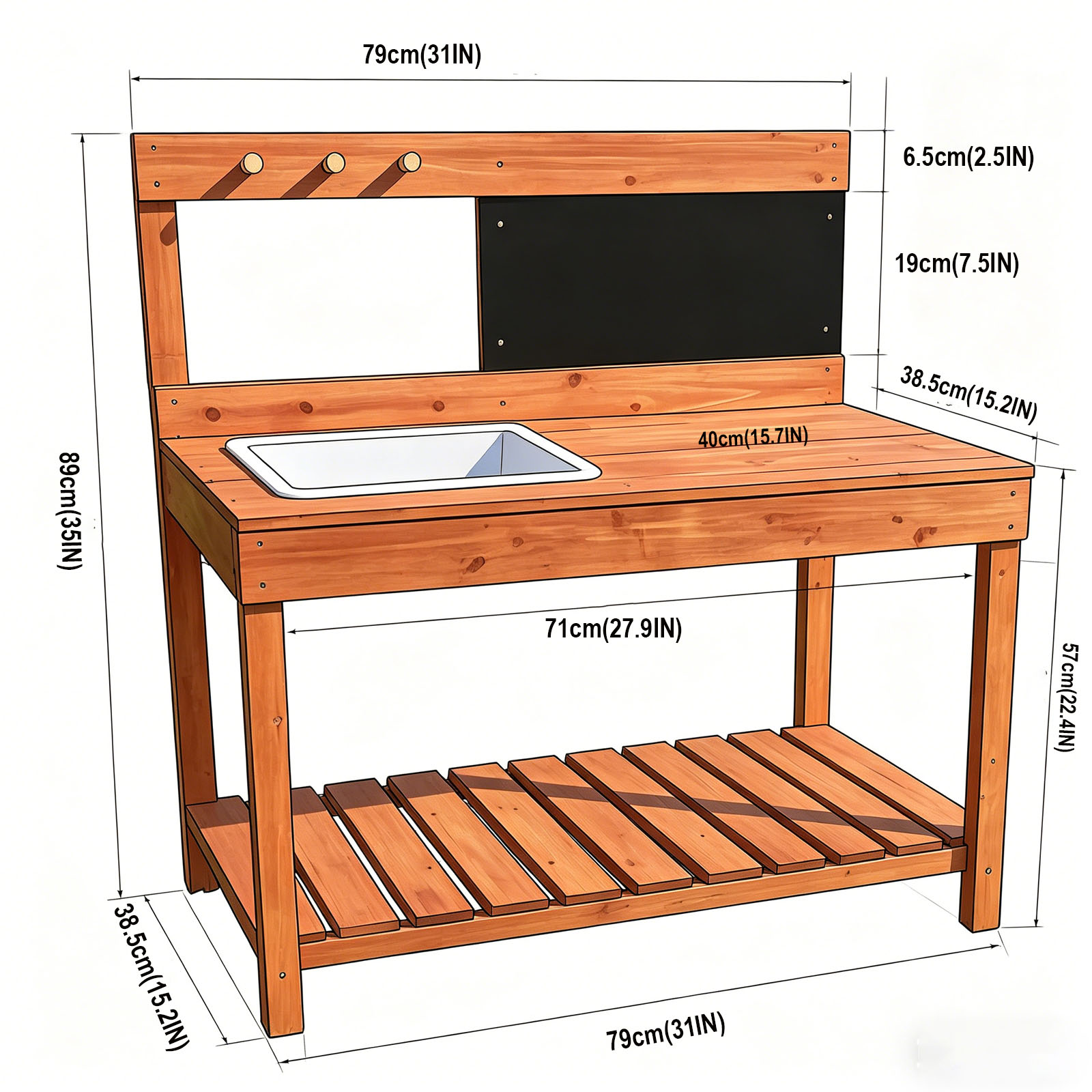 Holz-Pflanztische für Kinder,  – Kids Education Tools Bewertung und Preis