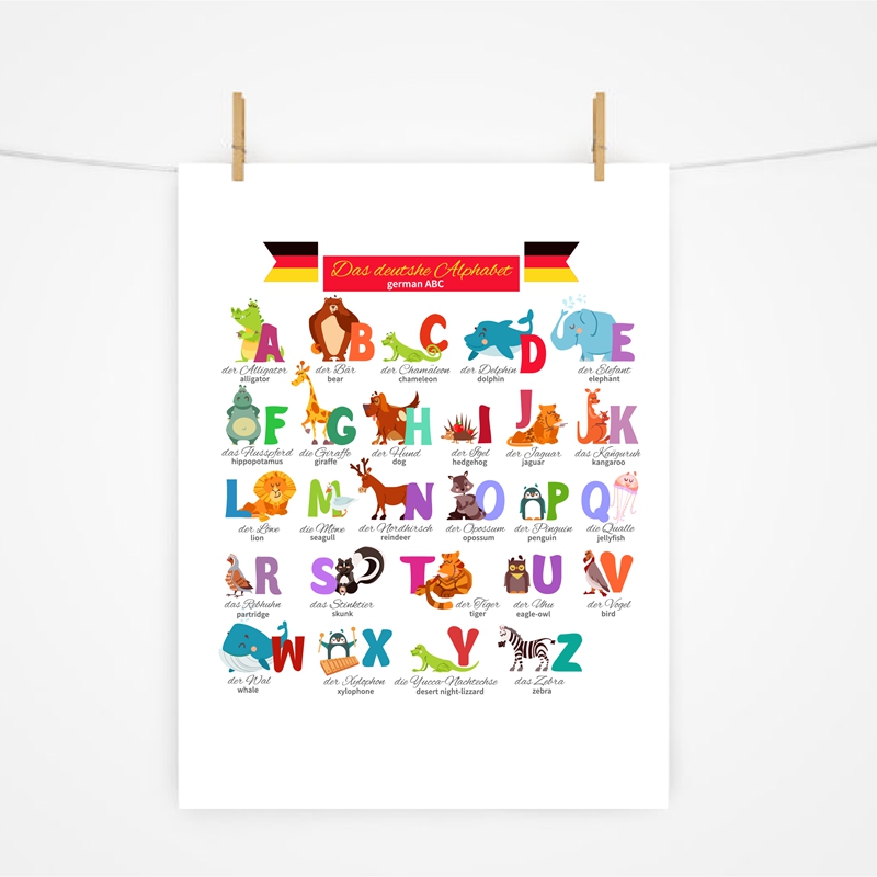Deutsch Alphabet mit Tiere Kin – Kids Education Nursery Bewertung und Preis