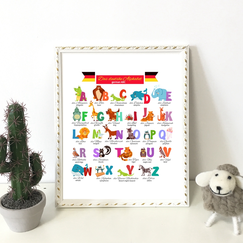Deutsch Alphabet mit Tiere Kin – Kids Education Nursery Bewertung und Preis