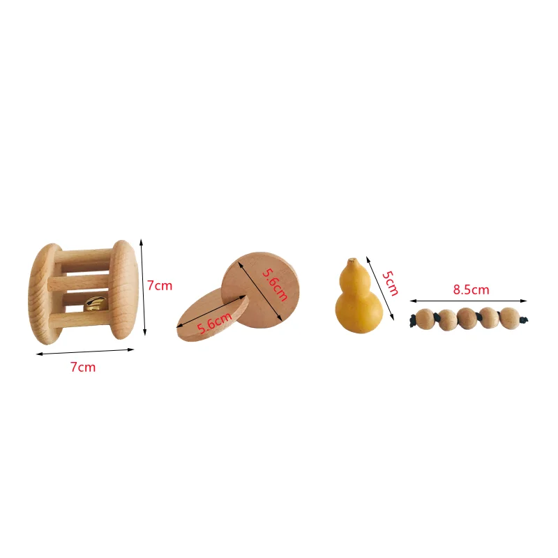 Montessori Holz glocke Rassel  – Kids Education Tools Bewertung und Preis