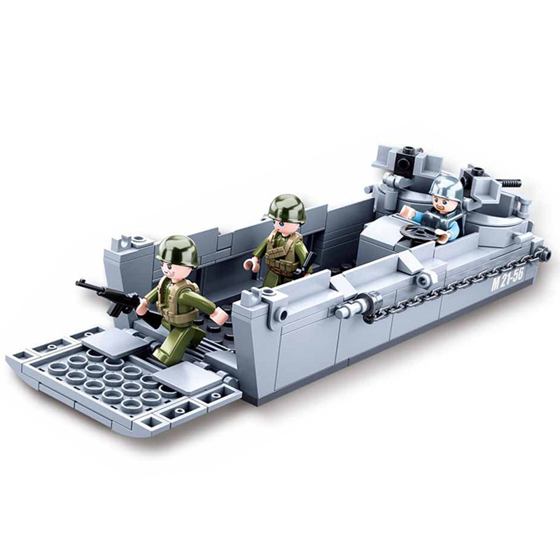 Sluban WW2 US Military Higgins – Kids Education Usa Bewertung und Preis