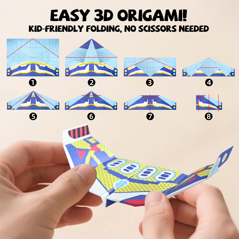 36 Blatt Kinder Papierflugzeug – Kids Education Activities Bewertung und Preis
