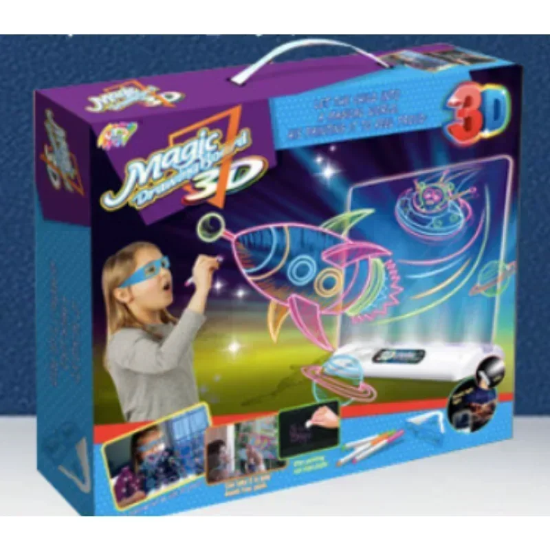 3D Magic Drawing Board LED Glo – Kids Education Foundation Bewertung und Preis