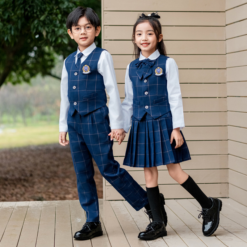 Kinder Britischen Plaid Weste  – Kids Education School Bewertung und Preis