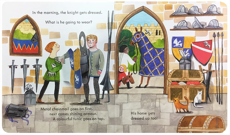 Usborne Peep Inside The Castle – Kids Education Picture Bewertung und Preis