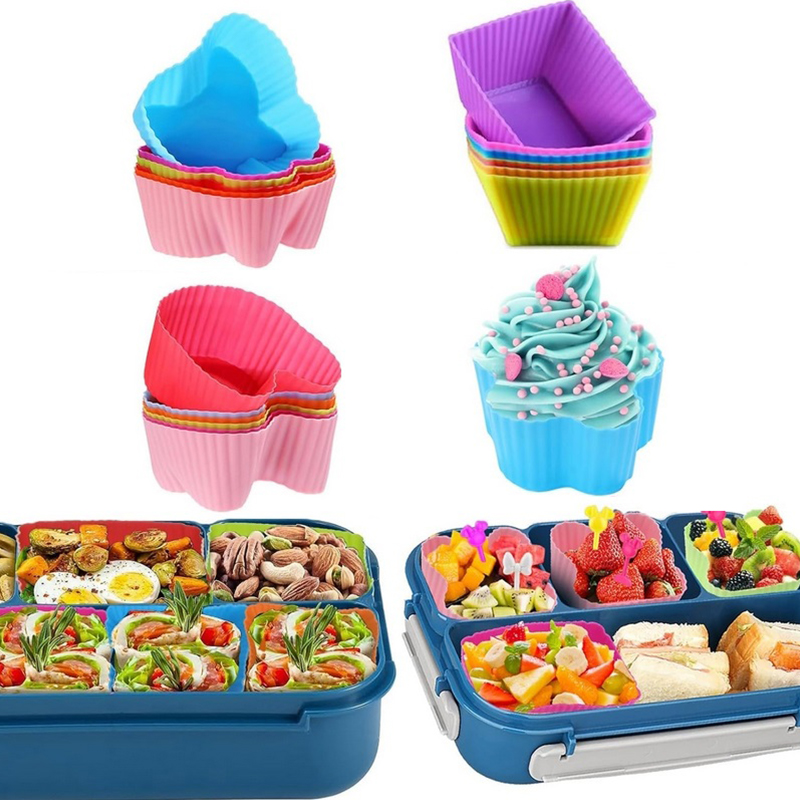8 Stück Silikon-Lunchbox-Trenn – Kids Education School Bewertung und Preis