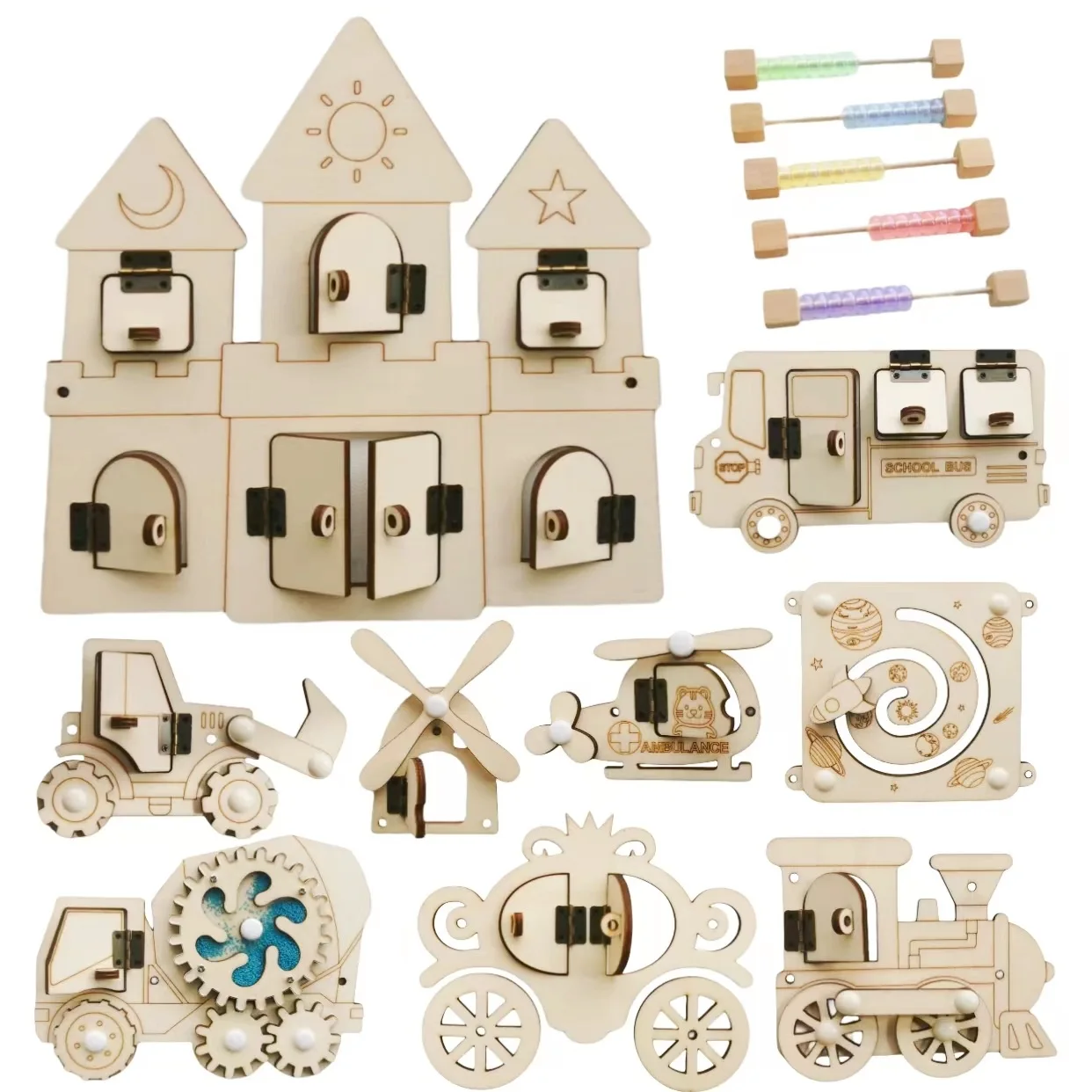 Montessori Beschäftigt Bord DI – Kids Education Usa Bewertung und Preis