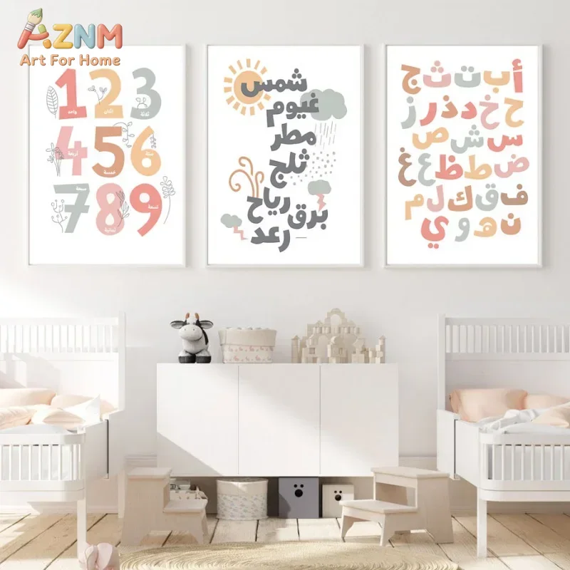 Arabische Wandkunst Englische  – Kids Education School Bewertung und Preis